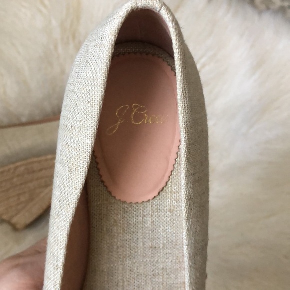 J Crew canvas espadrille wedges - Picture 5 of 8